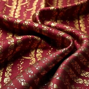 Royal Burgundy African Print