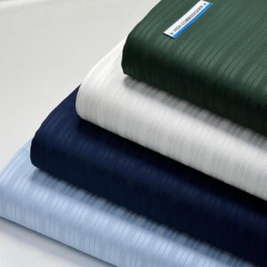 Premium Senator Fabric Collection – Emerald, Ivory, Navy & Sky Blue