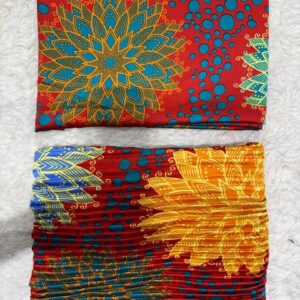 Premium plain and pleated silk