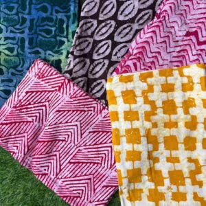 Indigo Earth Batik Collection – 5-in-1 Premium Tie-Dye Ankara Bundle (30 Yards)