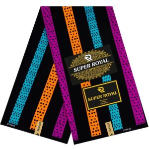 Royal Stripe Matrix Ankara (Vivid Fusion Edition)