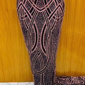 Rose Gold Noir Pattern Lace