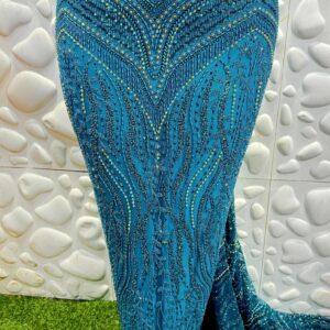 Teal Ocean Majesty Lace