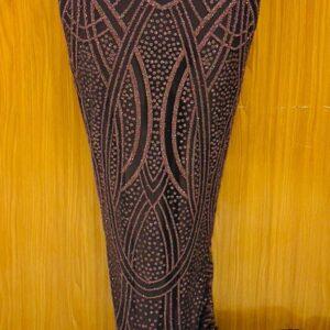 Bronze Luxe Pattern Lace