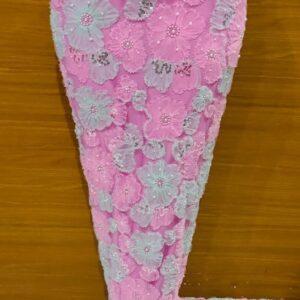 Candy Pink Bloom Lace