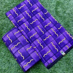Purple Grid Pattern Ankara