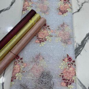 White Floral Multi-Tone Lace