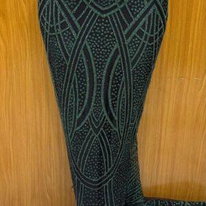 Deep Emerald Pattern Lace