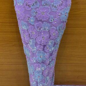 Lavender Sky Floral Lace