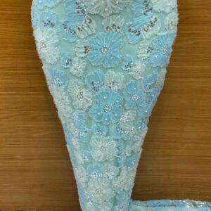 Mint Frost Floral Lace