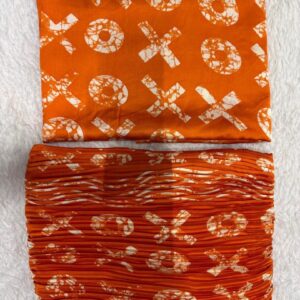 Premium plain and pleated silk