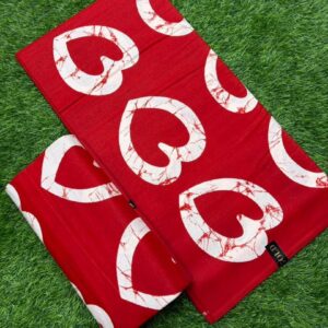 Red Heart Pattern Ankara