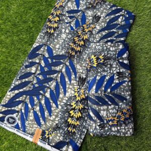 Midnight Tropical Leaf Ankara