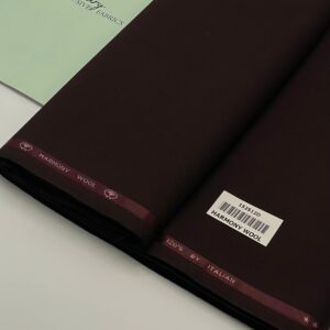 Harmony Wool “120’s by Italian” – Deep Wine