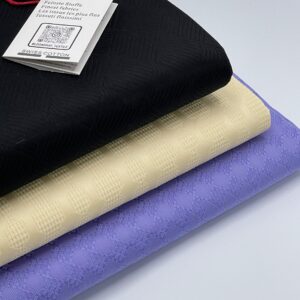 Swiss Cotton Collection – Black, Cream & Lavender