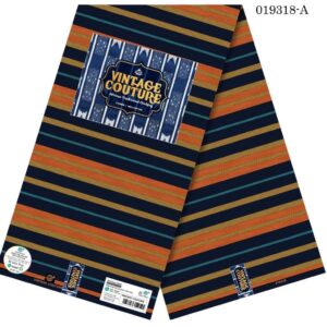Vintage Couture Sunset Stripe Ankara (019318-A)