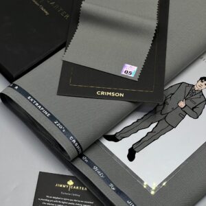 Jimmy Carter Crimson – Steel Grey Fabric (Code 05)