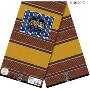 Vintage Couture Royal Gold Ankara (019320-C)