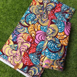 Multicolor Swirl Fantasy Ankara