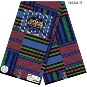Vintage Couture Regal Mosaic Ankara (019321-D)