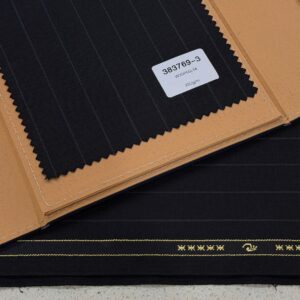 Original Superfine Merino Wool Blend – Black Subtle Pinstripe