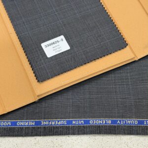 Original Merino Wool Blend – Charcoal Grey Check