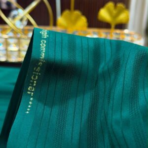 Emerald Green Premium Cotton Guinea Brocade